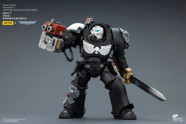 Warhammer 40,000 Action Figure Raven Guard Terminator 1 with Power Sword and Storm Bolter 14 cm 2