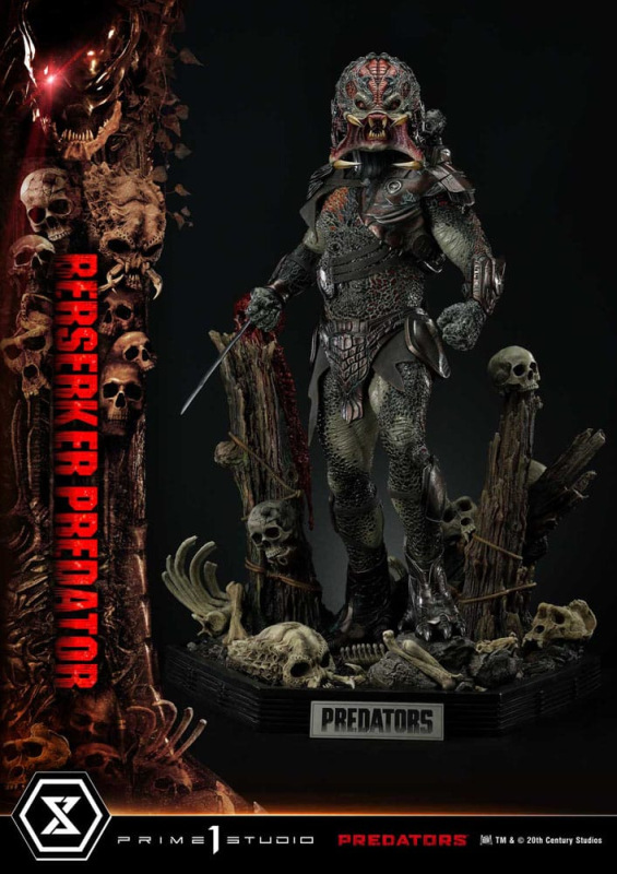 Predators Statue Berserker Predator Deluxe Version 100 cm 6