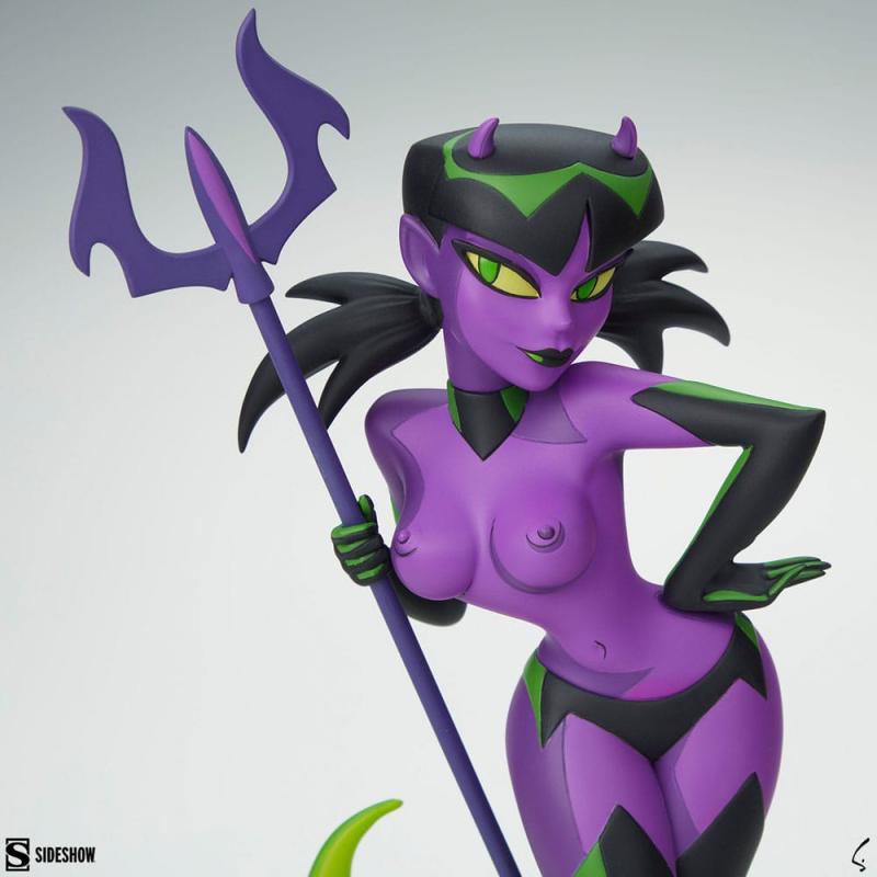 Original Artist Series Statue Devil Girl (Purple and Green Variant) 30 cm 10