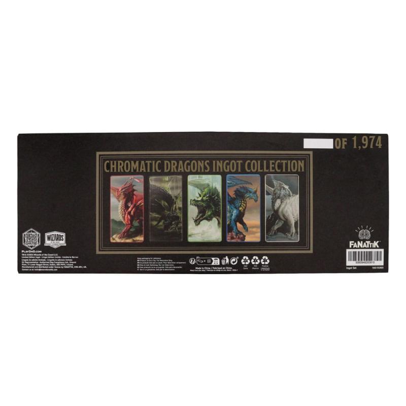 Dungeons & Dragons Ingot Set Chromatic Dragons Ingot