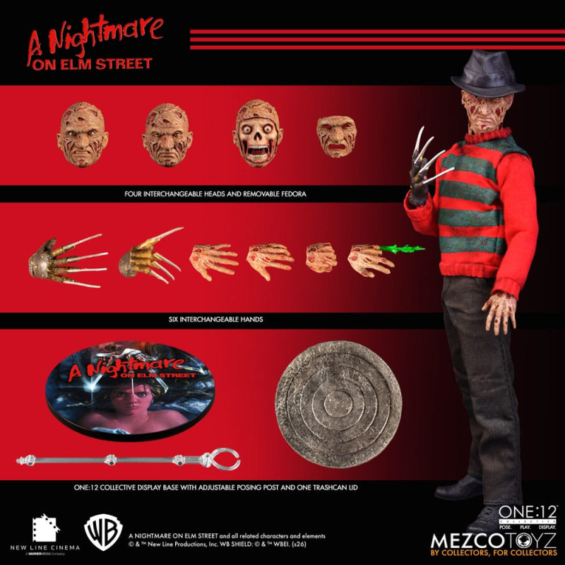 Nightmare On Elm Street Action Figure 1/12 Freddy Krueger 17 cm 14