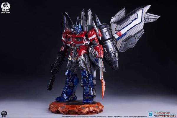 Transformers Museum Scale Statue Optimus Prime Jet Convoy Edition 87 cm