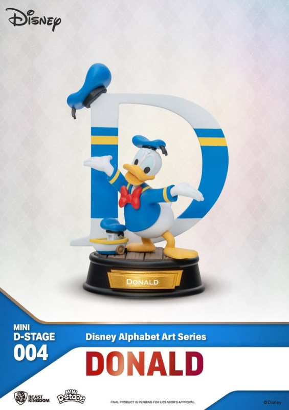 Disney Mini Diorama Stage Statues 6-pack Alphabet Art 10 cm 1