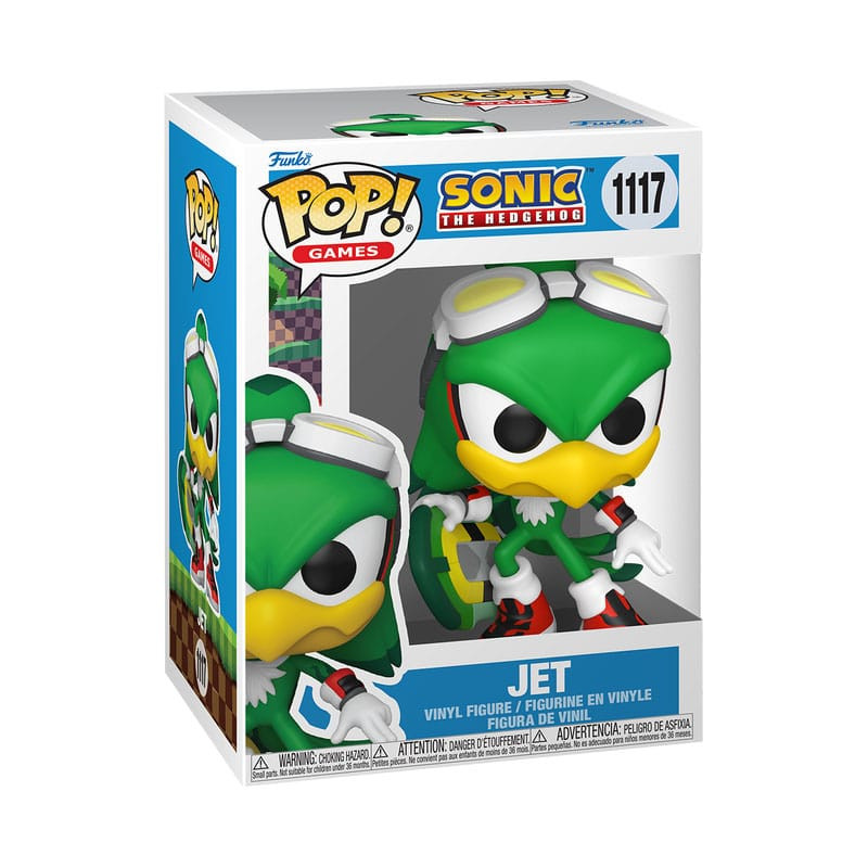 Sonic the Hedgehog POP! Games Vinyl Figure Jet the Hawk w/Board 9 cm 1