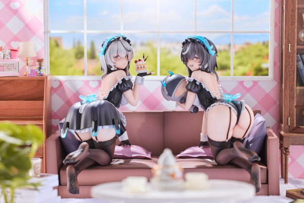 Snowbreak Containment Zone PVC Statues 2-Pack 1/6 Cherno & Meursault Apprentice Maid Ver. Deluxe Edi 12