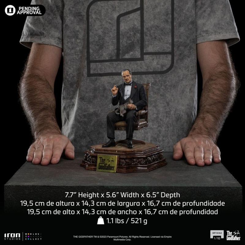 The Godfather Scale Statue 1/10 Don Vito Corelione 19 cm