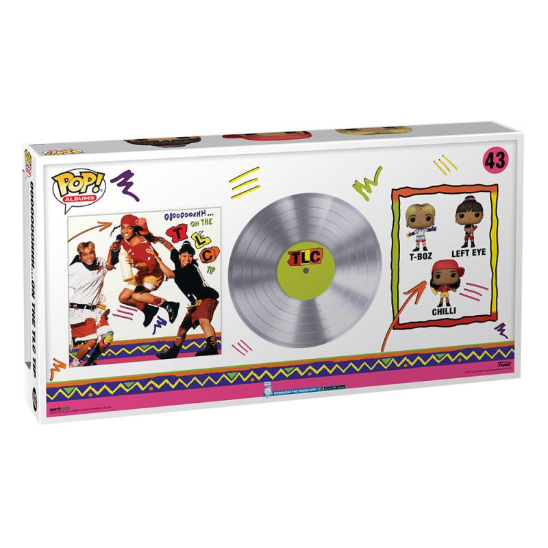 TLC POP! Albums DLX Vinyl Figure 3-Pack Oooh on the TLC Tip 9 cm