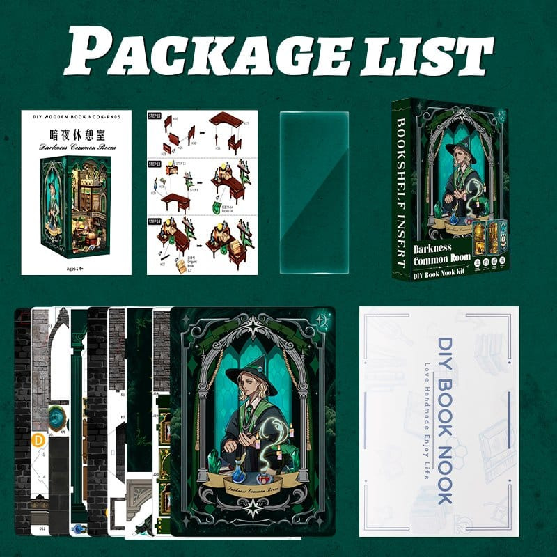 Book Nook Darkness Common Room 23 x 11 cm 5