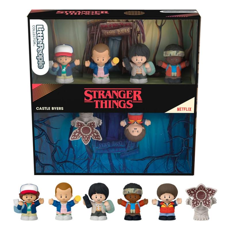 Stranger Things Fisher-Price Little People Collector Mini Figures 6-Pack Castle Byers 7 cm