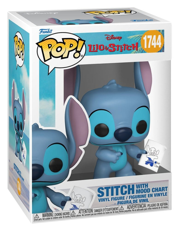 Lilo & Stitch POP! Vinyl Figure Stitch with Mood Chart w/Chase 9 cm Assortment (6) 1