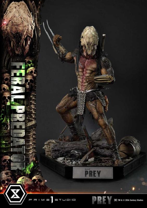 Prey (Movie) Museum Masterline Series Statue 1/3 Feral Predator 89 cm 11