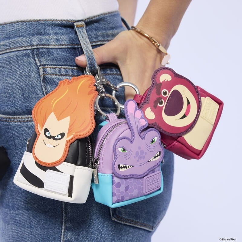 Disney Pixar Rivals by Loungefly Bag Charm Mystery Box Display (15) 1