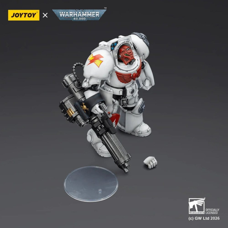 Warhammer 40,000 Action Figure White Scars Terminator 3 with Power Fist and Assault Cannon 14 cm 2