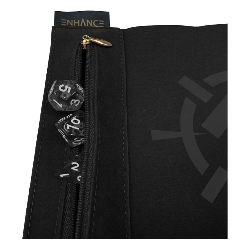 Enhance Tabletop Roll on a Scroll Bag with Dice Black 4