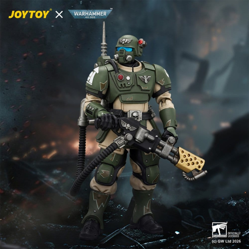 Warhammer Action Figure Astra Militarum Kasrkin 2 with Flamer 6