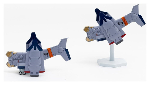 Rebuild of Evangelion SYUTO Tiny Scale Plastic Model Kit UNAF Close Air Support VTOL Aircraft YAGR-3 4