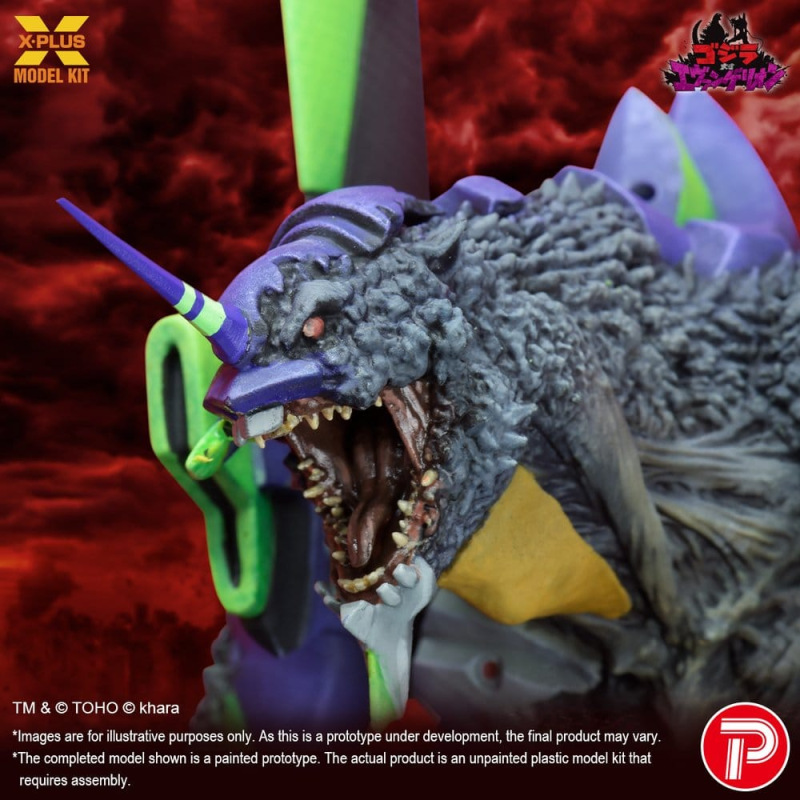 Godzilla vs. Evangelion Plastic Model Kit Evangelion Test Type-01 “G” Awakened Form 20 cm 9