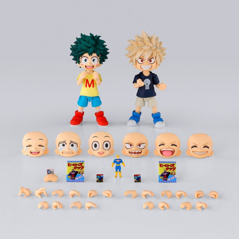 My Hero Academia S.H.Figuarts Action Figure Izuku Midoriya & Katsuki Bakugo -Childhood Set- 9 cm 12