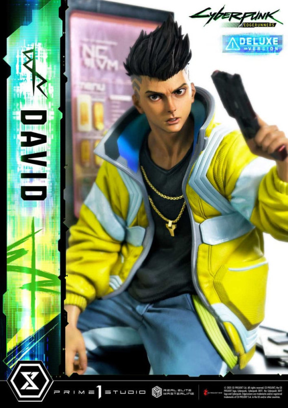 Cyberpunk: Edgerunners Real Elite Masterline Series Statue 1/4 David Deluxe Bonus Version 58 cm 10