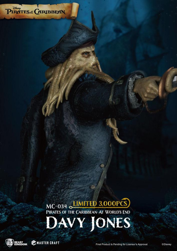 Pirates of the Caribbean: At World's End Master Craft Statue Davy Jones 42 cm 4
