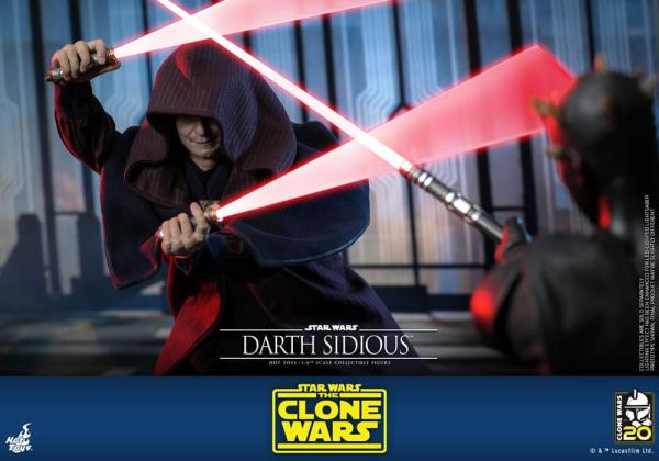 Star Wars The Clone Wars: Darth Sidious 1/6 Action Figure - Hot Toys