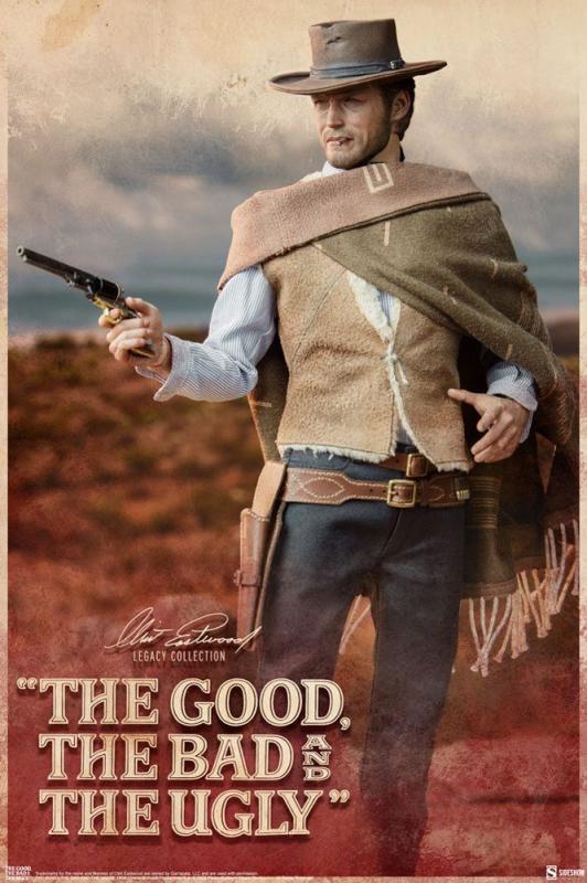 The Good, The Bad and the Ugly Clint Eastwood Legacy Collection Action Figure 1/6 The Man With No Na