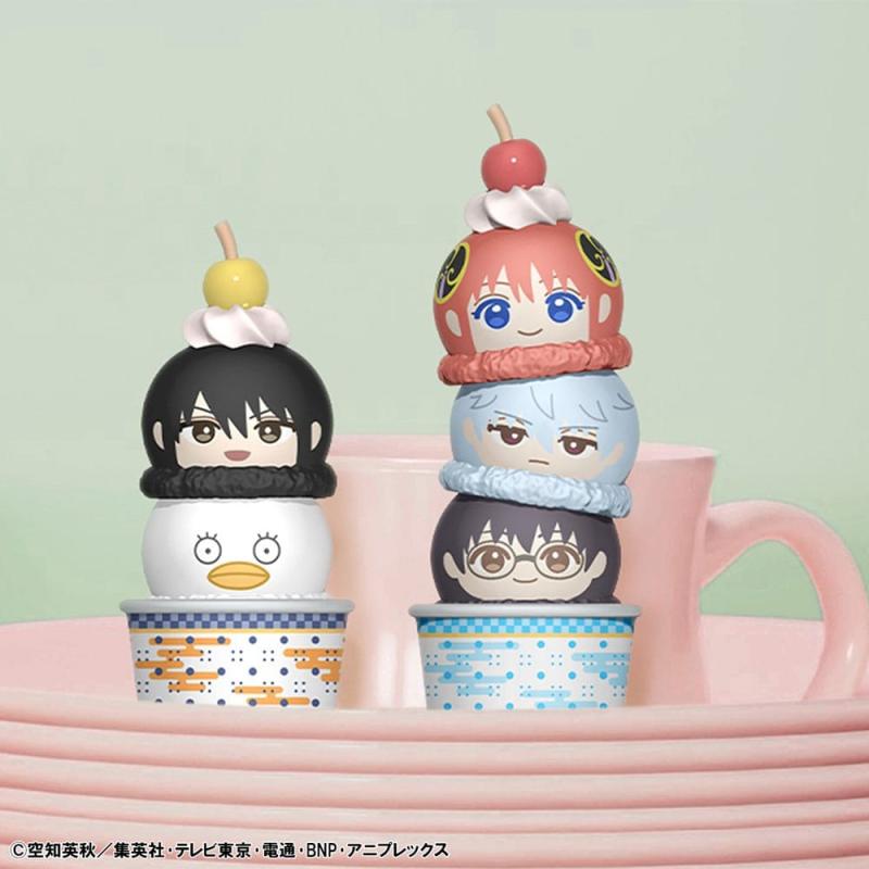 Gintama Tsumichen Stack up & Change Trading Figure 6-Pack 8 cm (with gift)