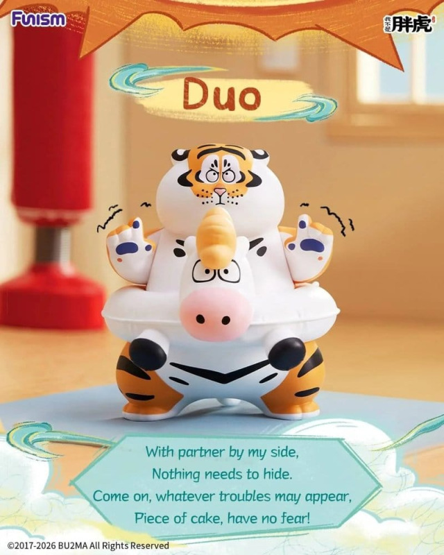 Alexander The Fat TigerBlind Box Mini Figures The Real Crazy Horse Display (8) 10