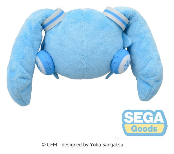 Snow Miku Fuwa Petit Plush Figure Face Mascot 1