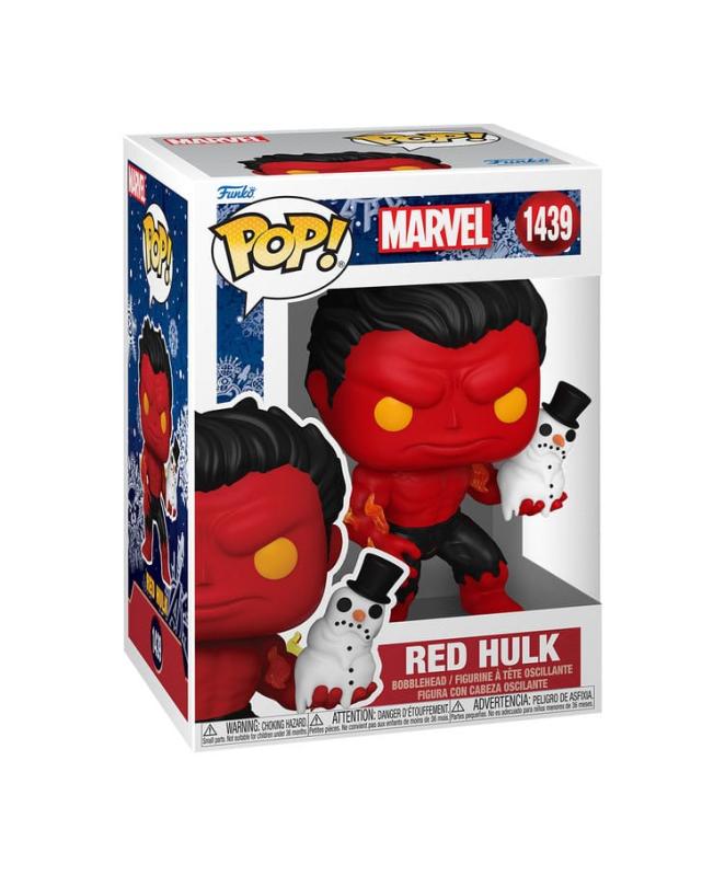 Marvel POP! Vinyl Figure Holiday Red Hulk 9 cm 1