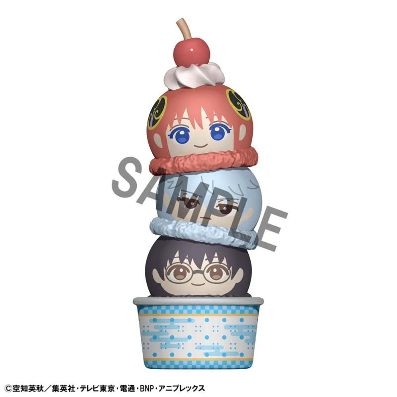 Gintama Tsumichen Stack up & Change Trading Figure 6-Pack 8 cm (with gift)