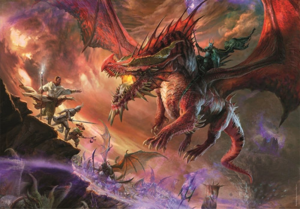 Dungeons & Dragons Gaming Puzzle Collection Jigsaw Puzzle Dragon Attack (500 pieces) 1