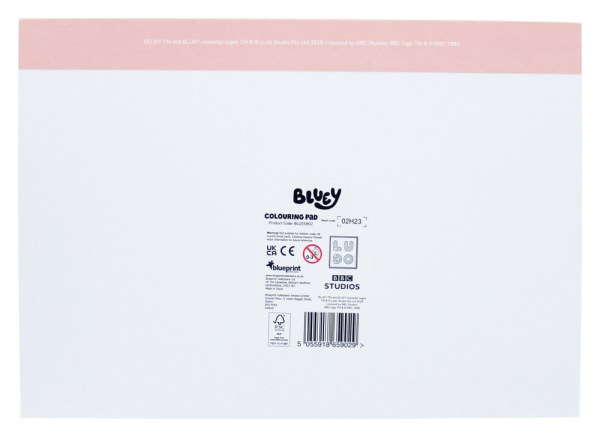 Bluey Colouring Book A4 & Sticker Set 1