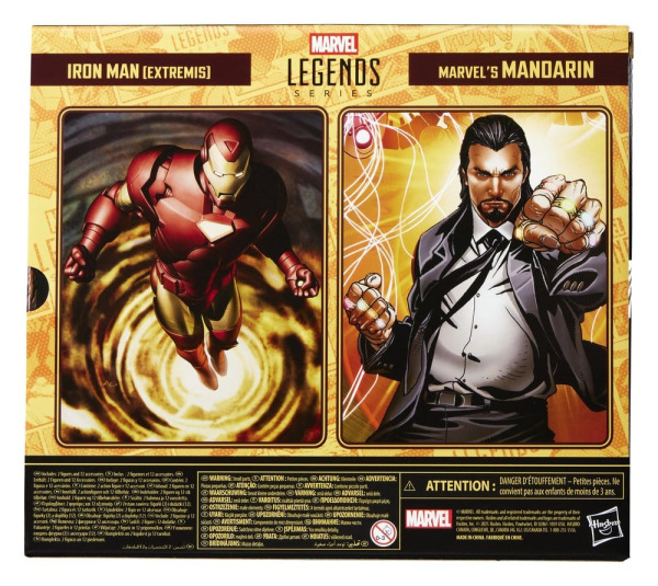 Marvel Legends Action Figure 2-Pack Iron Man (Extremis) & Marvel's Mandarin 15 cm 1