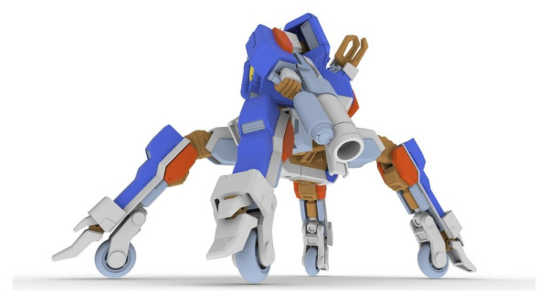 Wolf Fang Sky Fang 2001 Plastic Model Kit TYPE03 Karyu 12 cm 7