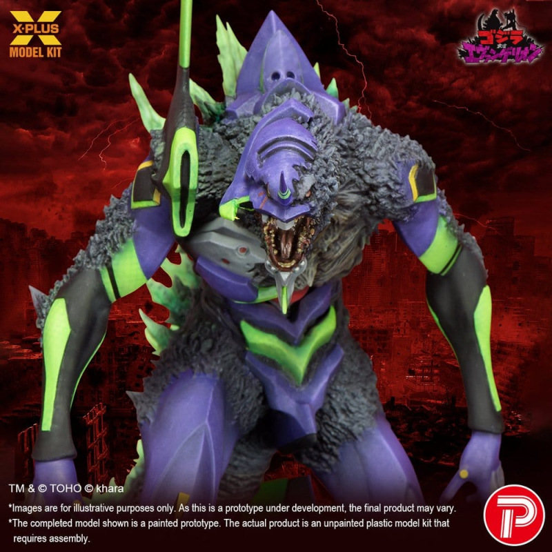 Godzilla vs. Evangelion Plastic Model Kit Evangelion Test Type-01 “G” Awakened Form 20 cm 7