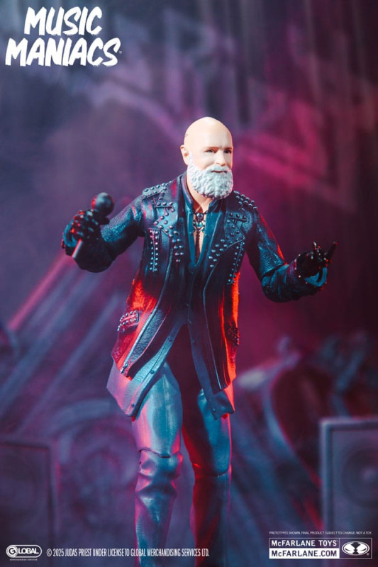 Judas Priest Music Maniacs Heavy Metal Action Figure Rob Halford 15 cm 12