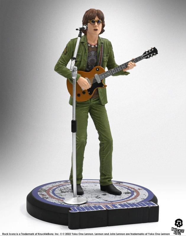 John Lennon 22 cm Rock Iconz Statue - Knucklebonz