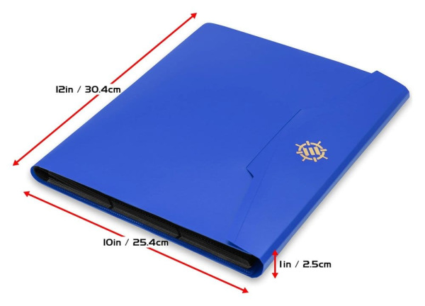 Enhance Binder 9 Pocket Card Binder Blue 30 x 25 x 3 cm 1