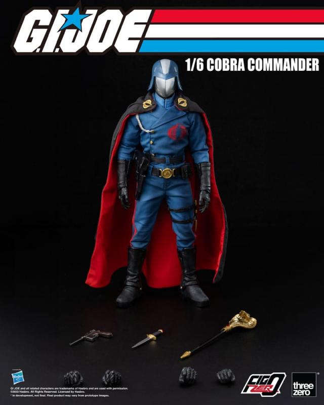 G.I. Joe: Cobra Commander 1/6 FigZero Action Figure - ThreeZero