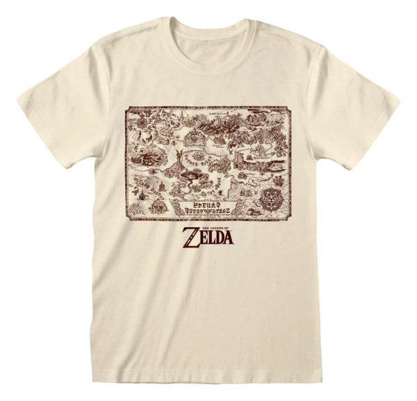 The Legend of Zelda T-Shirt Map Of Kingdom Size L 1