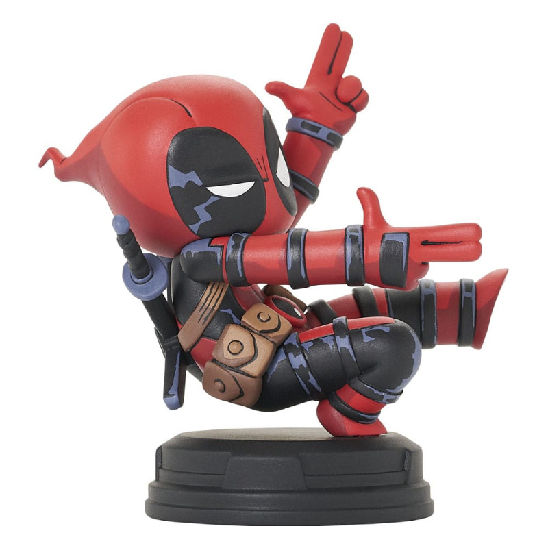 Marvel Animated Statue Deadpool (Finger Guns) 8 cm 2