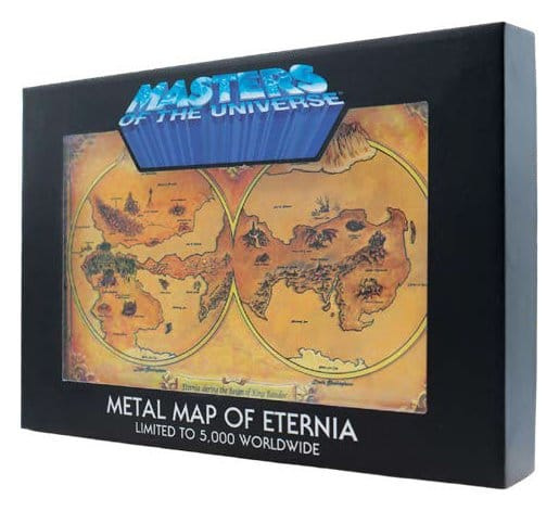 Masters of the Universe Replica Metal Map of Eternia Limited Edition 10 x 15 cm 3