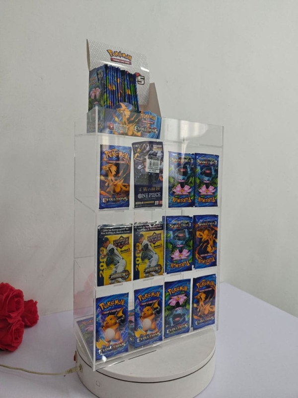 Acryl Counter Display for Trading Card Booster Packs 4