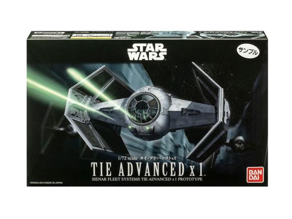 Star Wars Model Kit 1/72 TIE Advanced x1 10 cm