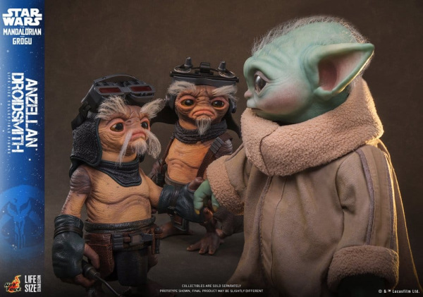 Star Wars: The Mandalorian & Grogu Life-Size Figure Anzellan Droidsmith 27 cm 7
