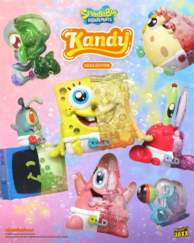 Spongebob Squarepants Blind Box Kandy x Jason Freeny Collection Spongebob (Soda Edition) Display (6) 9