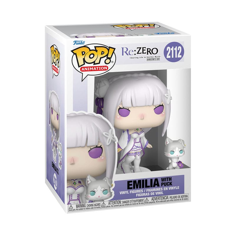 Re:Zero POP!&Buddy Animation Vinyl Figures Emilia w/Puck 9 cm 1