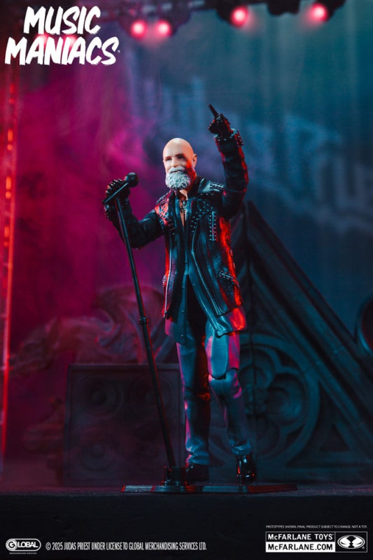Judas Priest Music Maniacs Heavy Metal Action Figure Rob Halford 15 cm 9