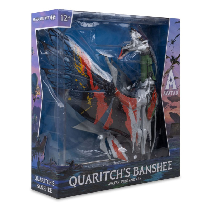 Avatar: Fire and Ash Action Figure Quaritch's new Banshee 9